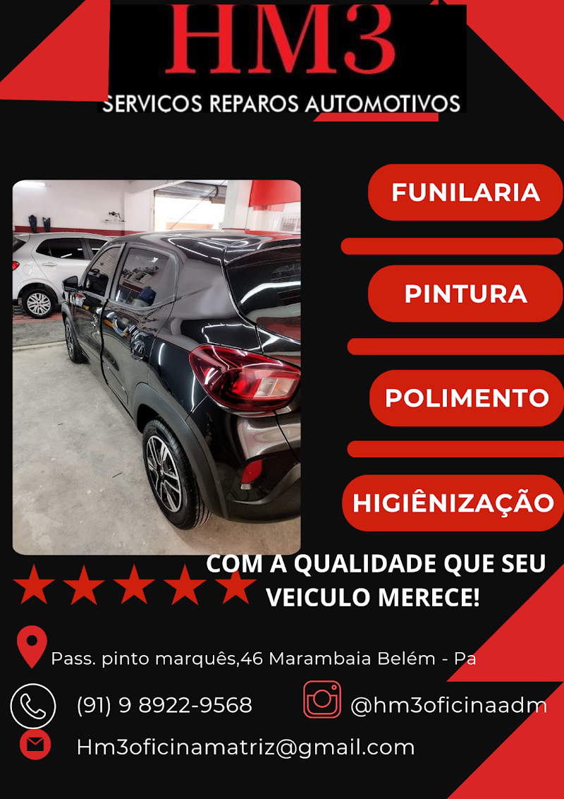 HM 3 Servicos Reparos Automotivos LTDA( Funilaria e Pintura)