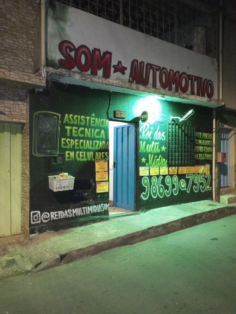 Rei das multimídias som automotivo e acistencia técnica em celular