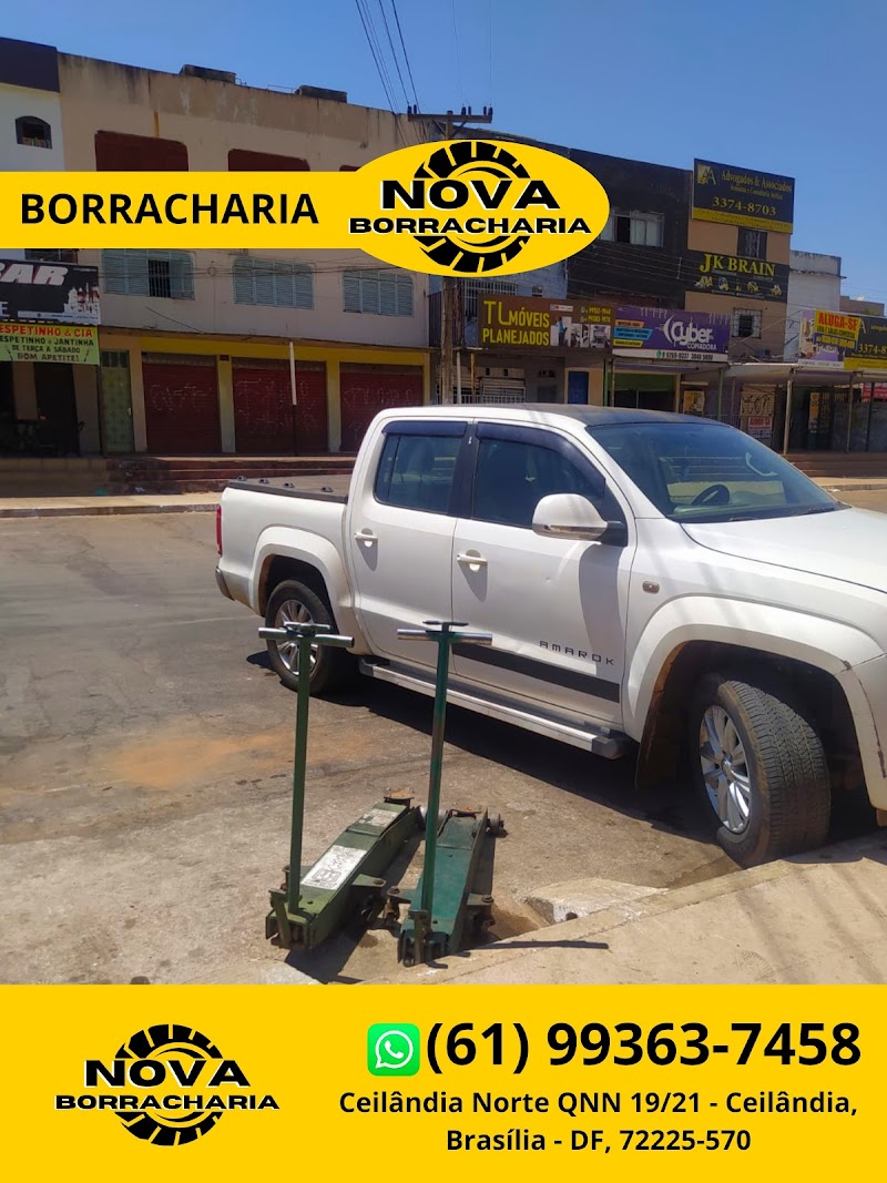 Nova Borracharia - Reparo de Pneus de Caminhão, moto e carro em Ceilândia Norte