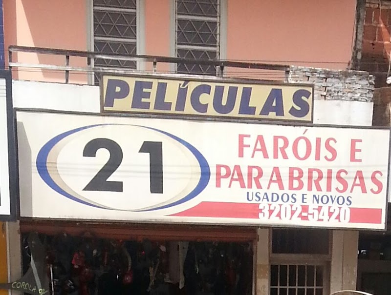 21 Faróis e Parabrisas