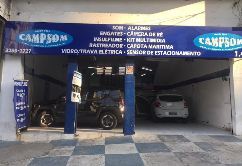 Campsom - Insulfilm, Som, Acessórios para Auto