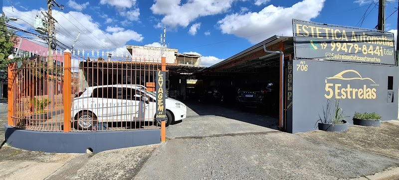 5 Estrelas Estética Automotiva | Polimento | Higienização | Lava Rápido Campinas