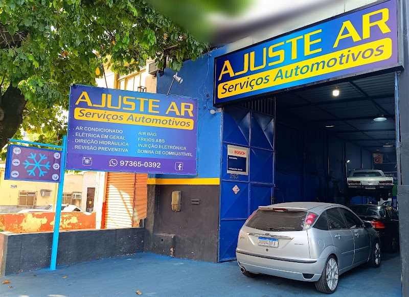 Ajuste Ar. Ar condicionado automotivo