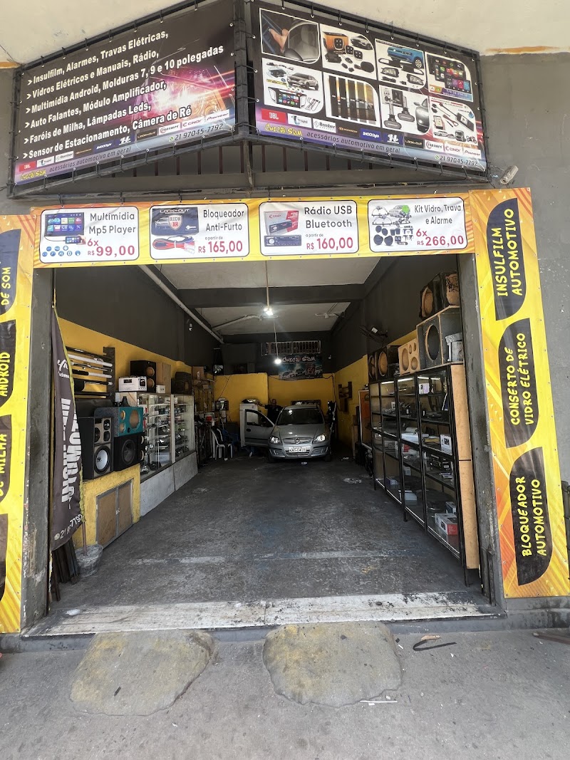 Chico Som concerto de vidros elétricos