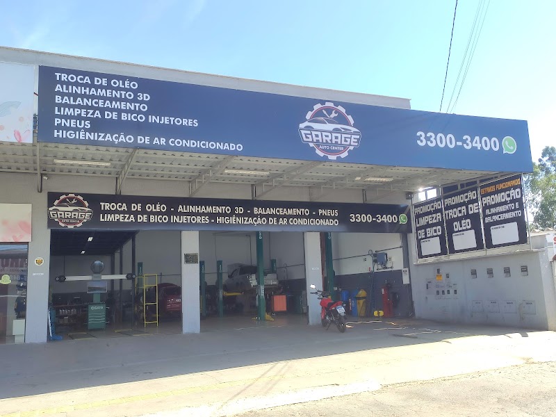 Garage Auto Center - Oficina Mecânica/Alinhamento 3D e balanceamento/Desempeno de roda/Limpeza de bico/Troca de óleo