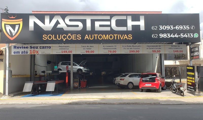 Oficina Mecânica Nastech Soluções Automotivas Jardim America, Balanciamento e Aliamento, Troca de Oléo, Suspensão, Freio