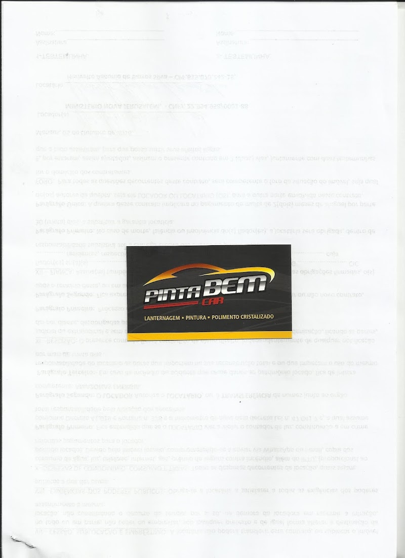 PINTA BEM CAR - OFICINA DE LANTERNAGEM E PINTURA AUTOMOTIVA