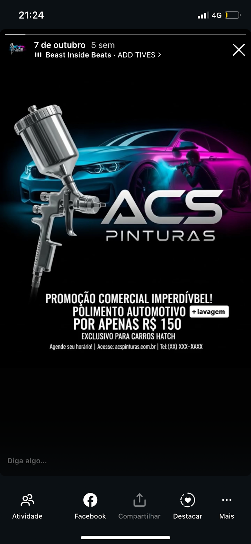 Pintura automotiva Pn