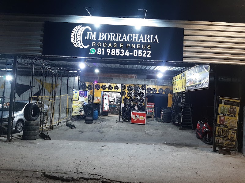 JmBORRACHARIA rodas e pneus