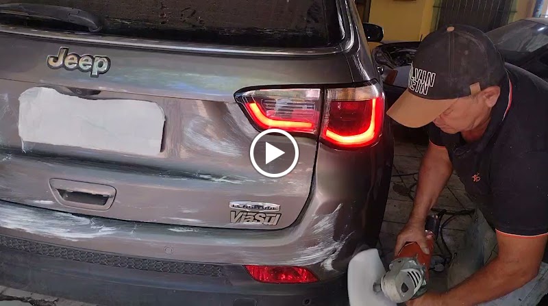 EWCAR funilaria e pintura retoque em carros nacionais e importados revitalização recuperação de para-choque e micro pintura
