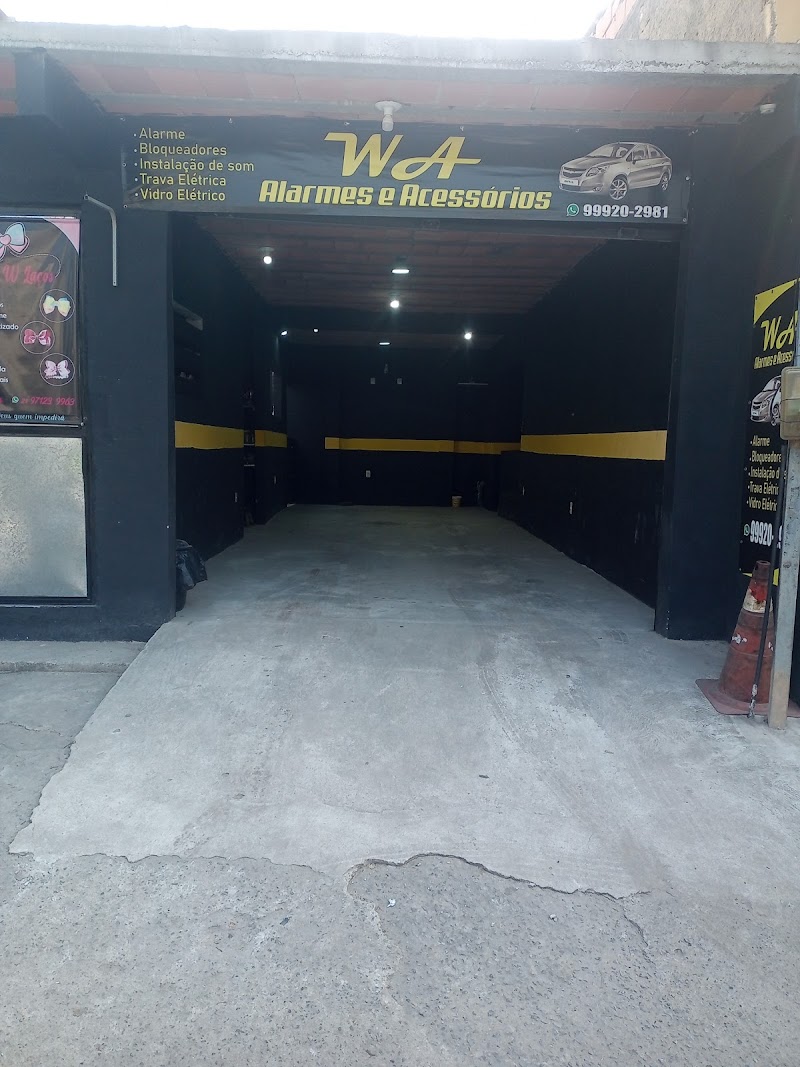 WA alarmes acessorios automotivo.vidros elétrico. Trava elétrica, Som,Broqueadores antiassalto. .