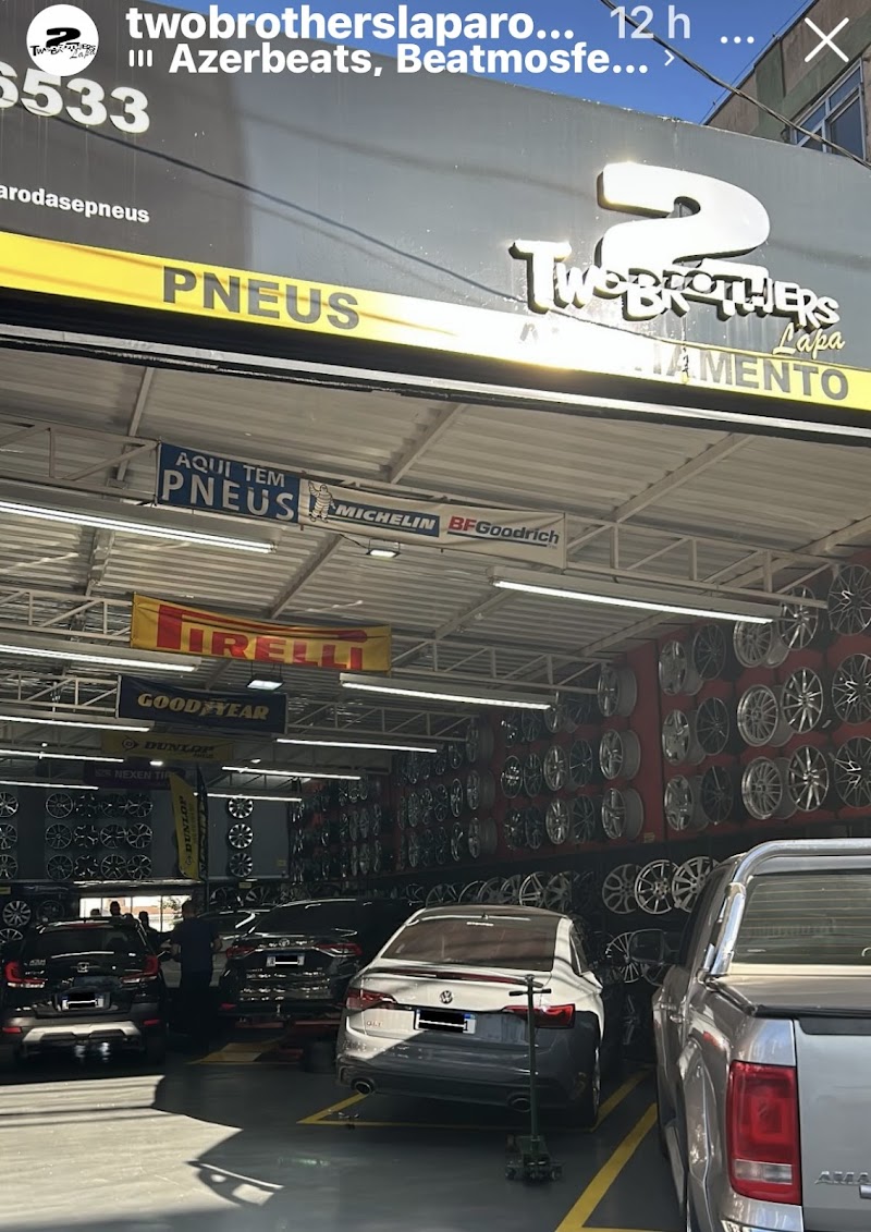 TWO BROTHERS LAPA RODAS E PNEUS ( Não temos filiais)