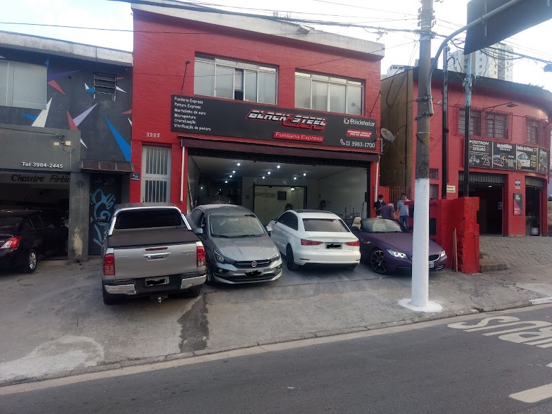 Black Steel Car Funilaria Express