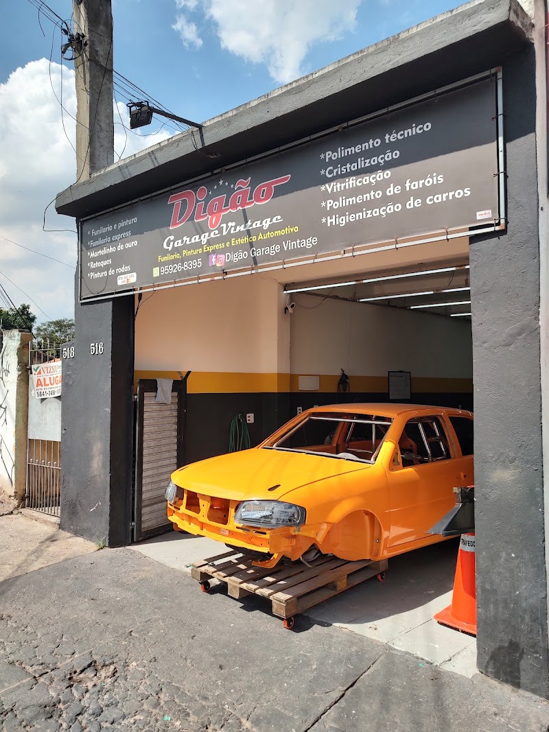 Digão Garage Vintage funilaria e pintura e estética automotiva