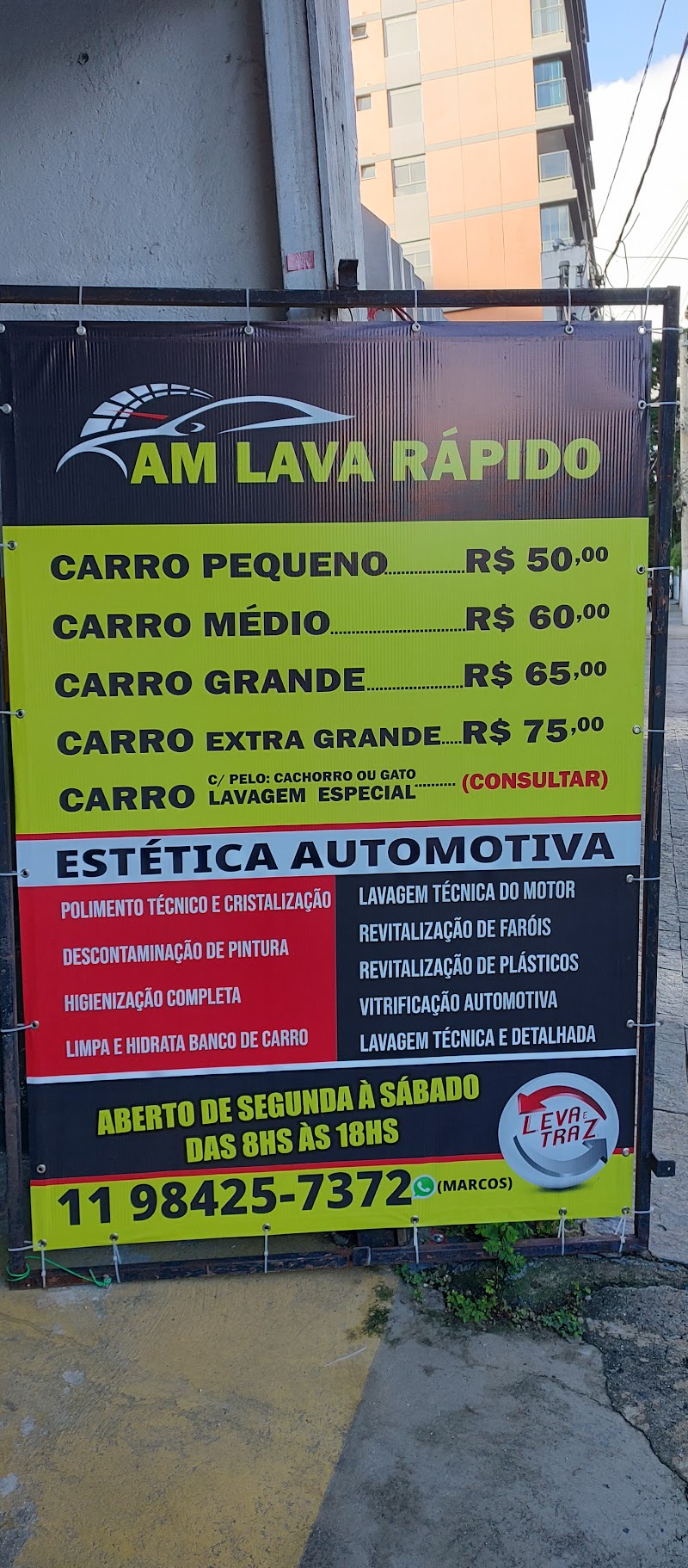 AM Estacionamento e Lava-Rápido-Estética Automotiva